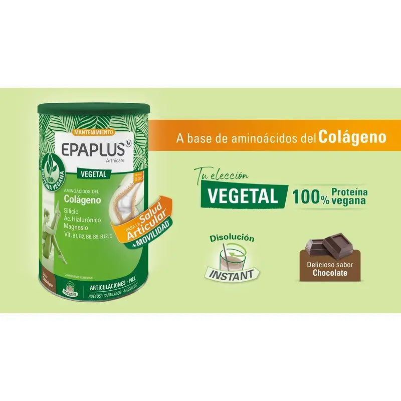 Epaplus Arthicare Colagénio Vegetal Manutenção Sabor Chocolate , 30 unidades