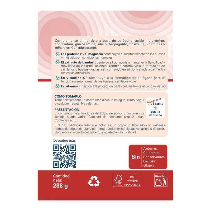 Epaplus Arthicare Colagénio Intensivo Sabor a Limão 284 g