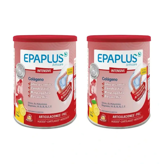 Epaplus Arthicare Colagénio Intensivo Sabor a Limão, 2X284 Gr