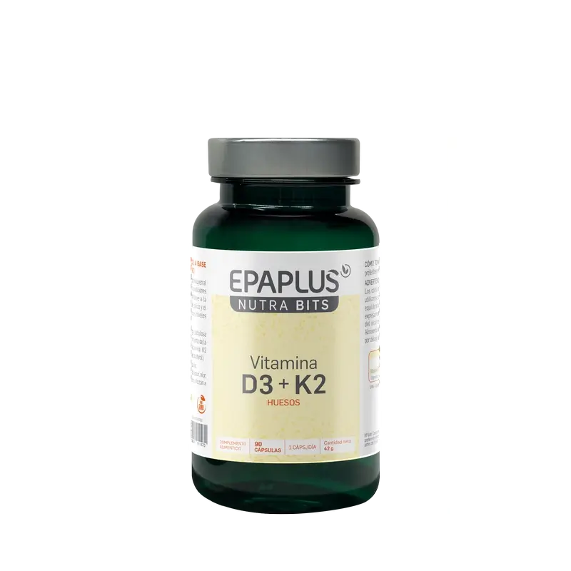 Epaplus Nutrabits Vitamina D3+K2, 90 cápsulas
