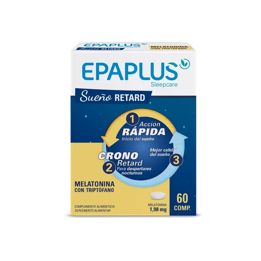 Epaplus Sleepcare Melatonina Retard com Triptofano Plus , 60 comprimidos