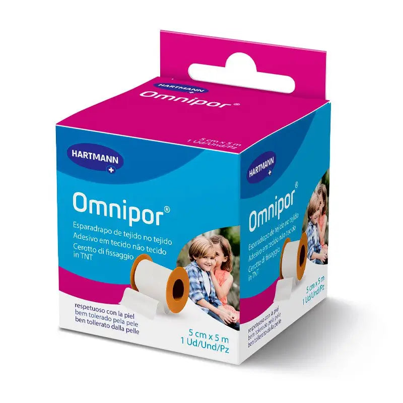 FITA ADESIVA HARTMANN OMNIPOR PAPEL MACIO 5 M X 5 CM