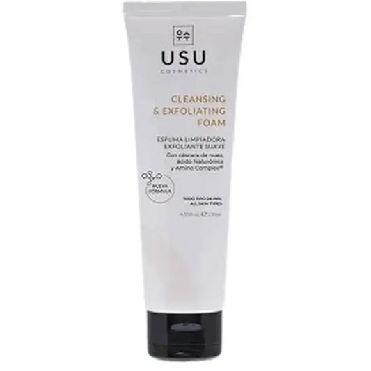 Espuma de limpeza esfoliante suave