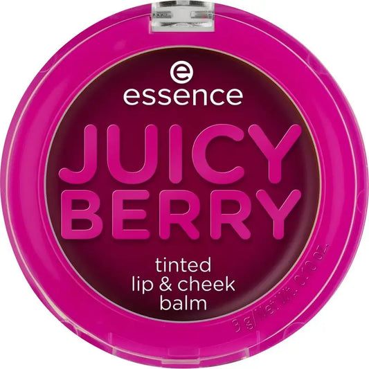 Essence Juicy Berry Violet Colour Bálsamo para Lábios e Bochechas, 3 g