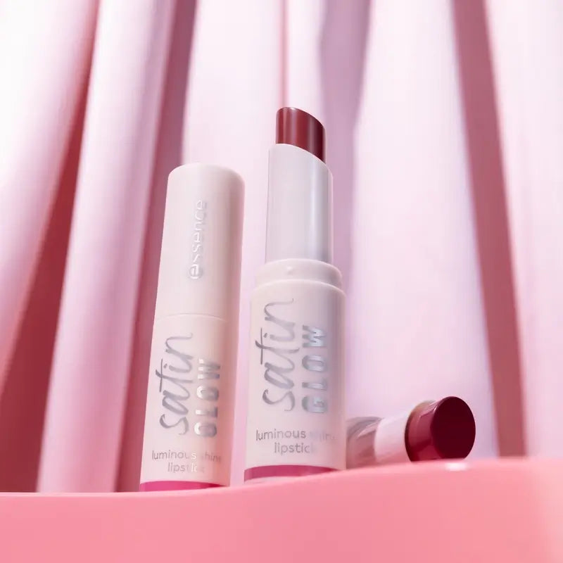 Essence Batom Satin Glow Brilho Luminoso 01 , 3,5 g