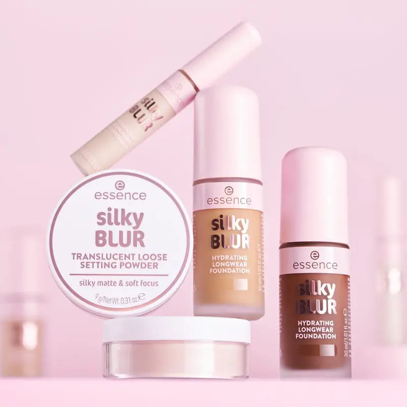 Essence Silky Blur 110 Base Hidratante de Longa Duração, 30 ml