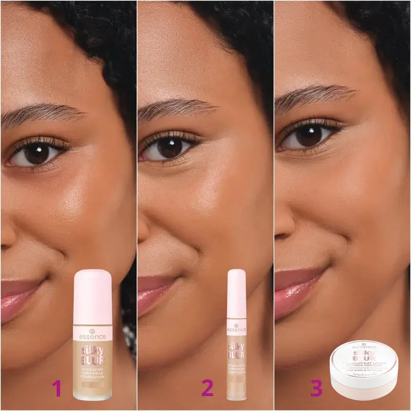 Essence Silky Blur 110 Base Hidratante de Longa Duração, 30 ml
