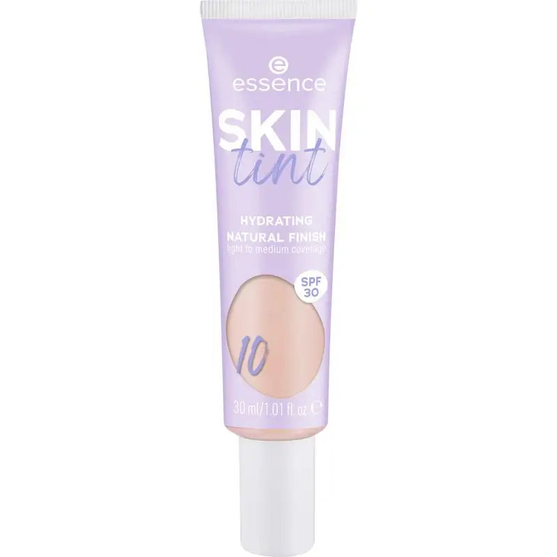 Essence Skin Tint 10 Nude Coloured Moisturising Cream, 30 ml