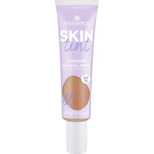 Essence Skin Tint 60 Nude Coloured Moisturising Cream, 30 ml