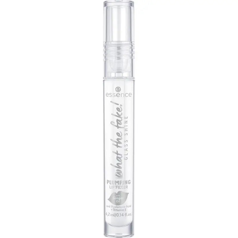 Essence What The Fake! Brilho Labial Volumizador Glass Shine Clear, 4,2 ml