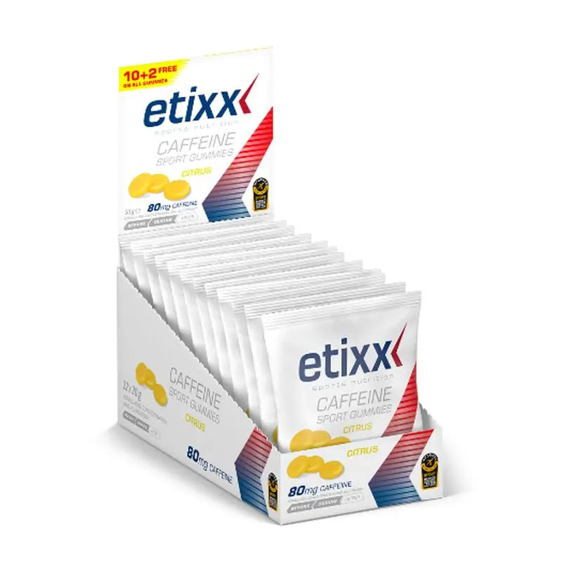 Etixx Sport Gummies Cafeína Citrinos 12Uds.