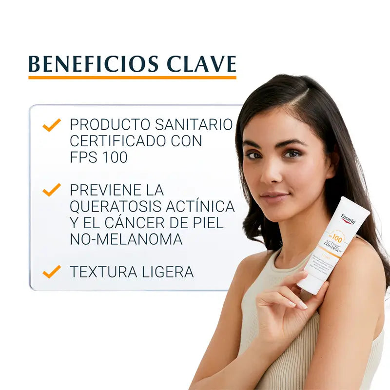 Eucerin Solar Actinic Control MD Fluido SPF 100, 80 ml