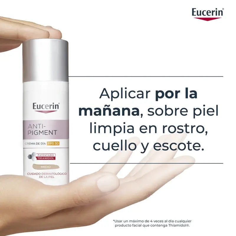 Eucerin Creme de Dia Anti-Pigmentação SPF30 Colorido, 50ml