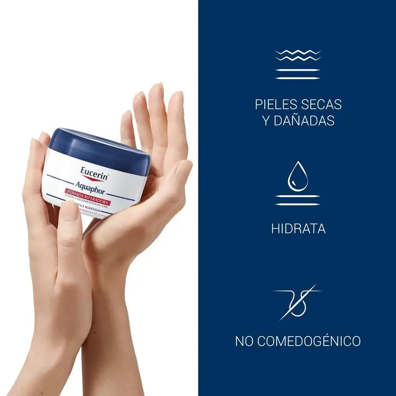 Eucerin Aquaphor Frasco, 80 Gr
