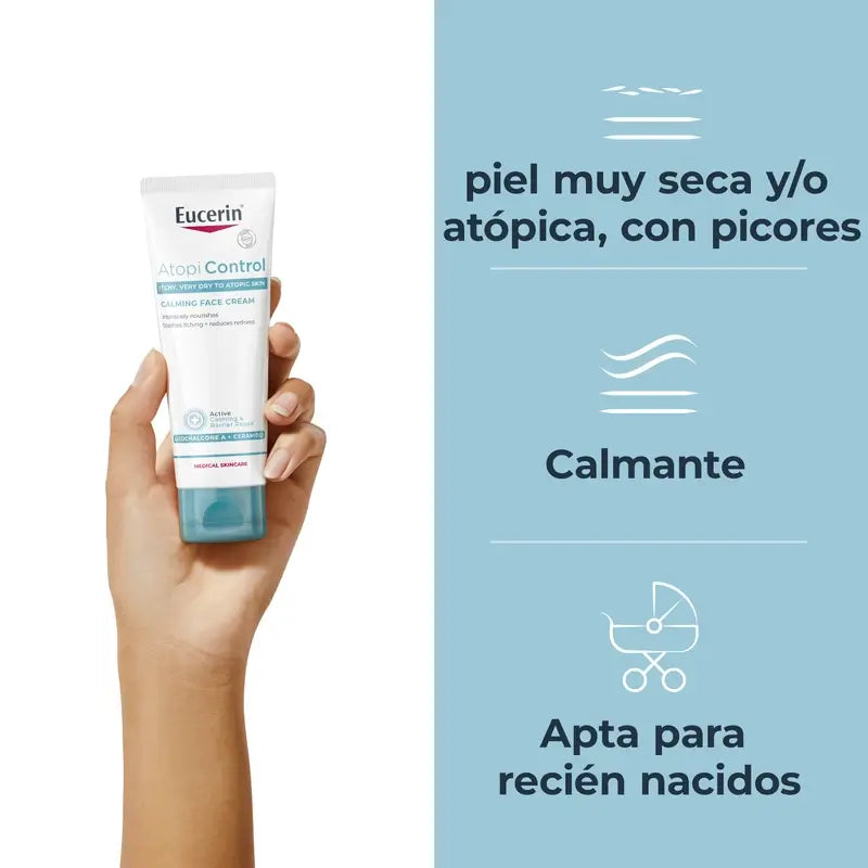 EUCERIN ATOPICONTROL CREME FACIAL 50 ML
