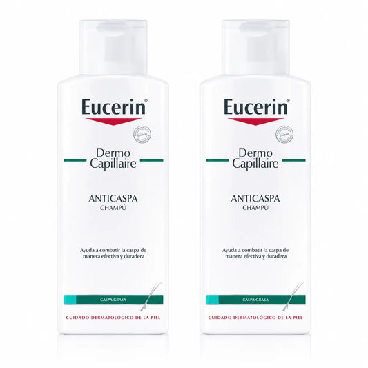 Eucerin Champô Anti-Caspa, 250ml, embalagem de 2
