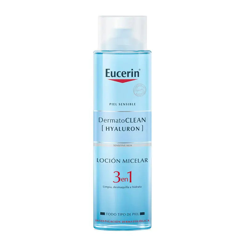 EUCERIN DERMATOCLEAN 3 EM 1 SOLUÇÃO DE LIMPEZA MICELAR 400 ML