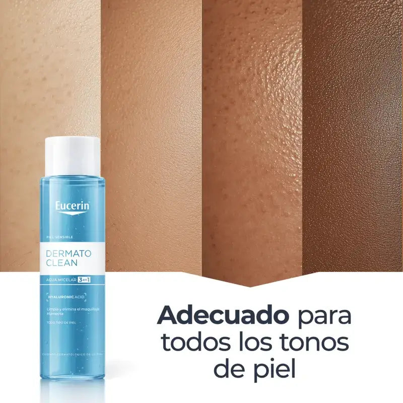 EUCERIN DERMATOCLEAN 3 EM 1 SOLUÇÃO DE LIMPEZA MICELAR 400 ML