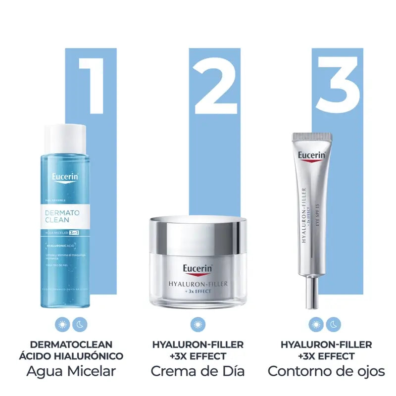 EUCERIN DERMATOCLEAN 3 EM 1 SOLUÇÃO DE LIMPEZA MICELAR 400 ML