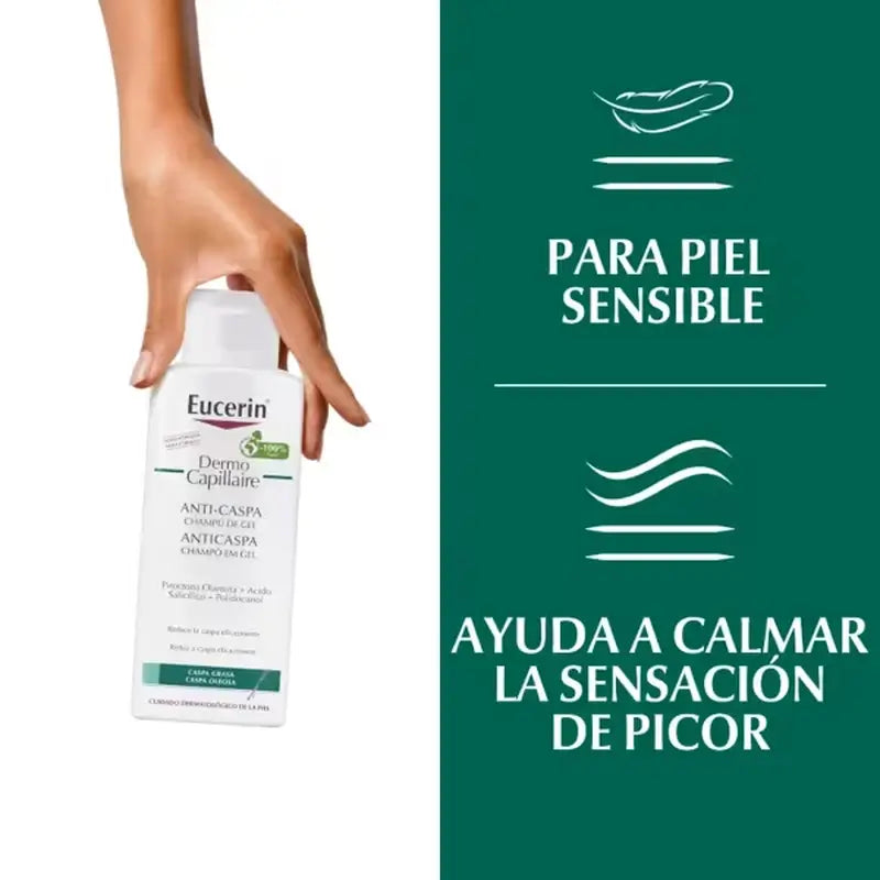EUCERIN DERMOCAPILLAIRE GORDURA ANTI-DANDRUFF SHAMPOO 250 ML