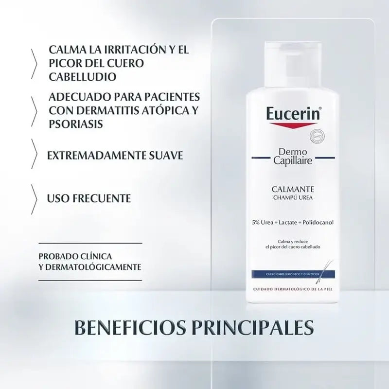 EUCERIN DERMOCAPILLAIRE CHAMPU URÉIA 250 ML