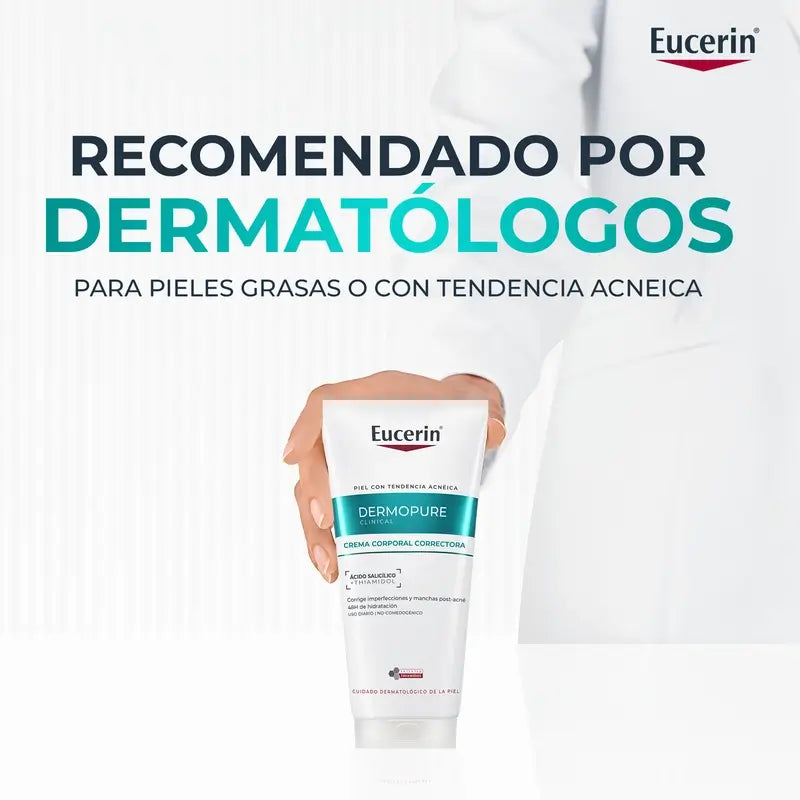 Eucerin Dermopure Creme Corporal Triplo Efeito, 200Ml