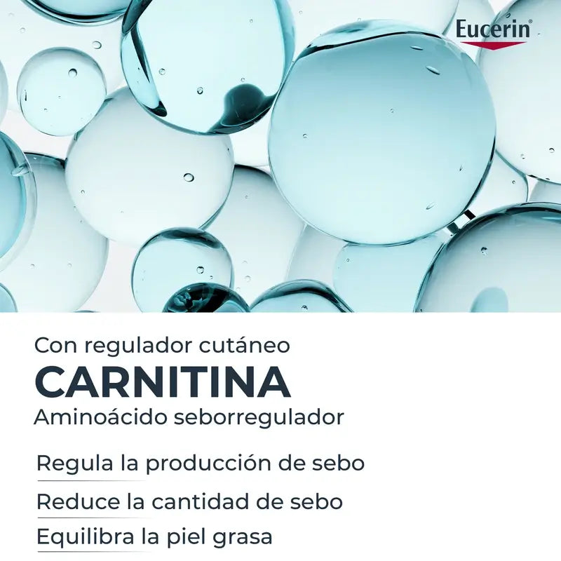 Eucerin Dermopure Fluido Facial Hidratante Mattificante, 50 ml