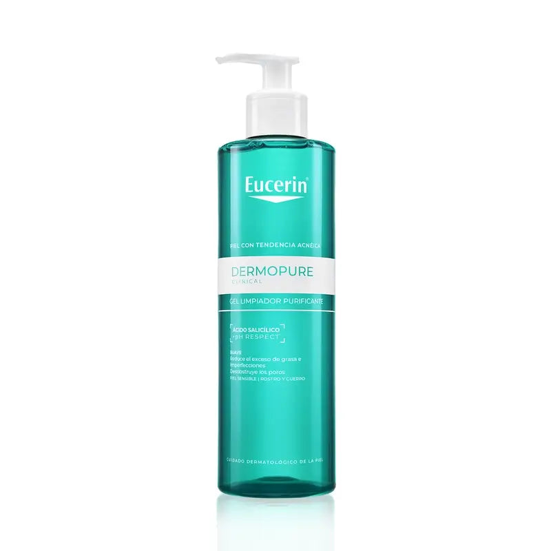EUCERIN DERMOPURE CONTROLE DE ÓLEO GEL DE LIMPEZA FACIAL 200 ML