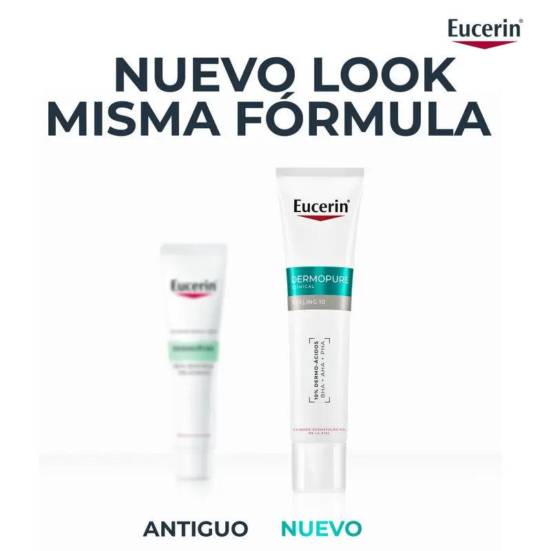 Eucerin Dermopure Peeling 10% Hidroxiácidos, 40 ml