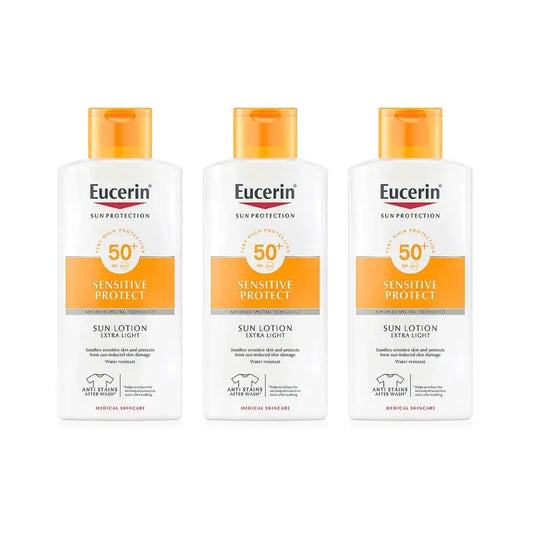 Eucerin Eucerin Loção Solar Extra Ligeira Spf50, 3X400 Ml