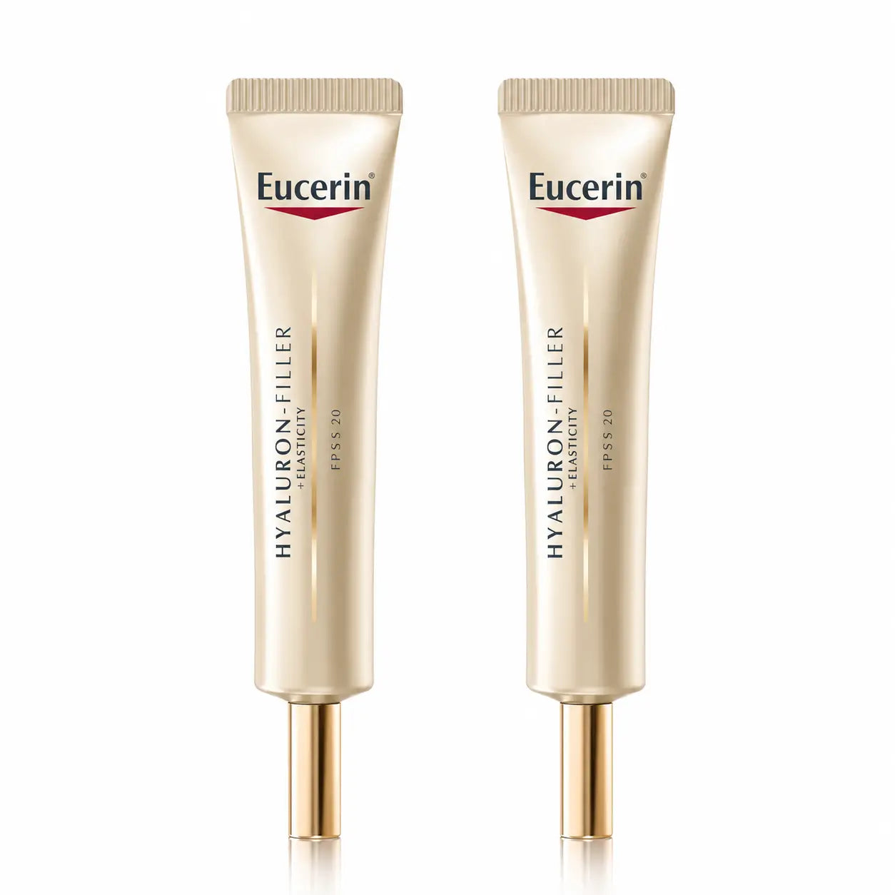 Eucerin Hyaluron Filler + Elasticity Contorno dos Olhos, 15 Ml , embalagem com 2