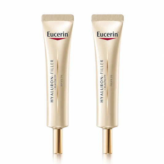 Eucerin Hyaluron Filler + Elasticity Contorno dos Olhos, 15 Ml , embalagem com 2