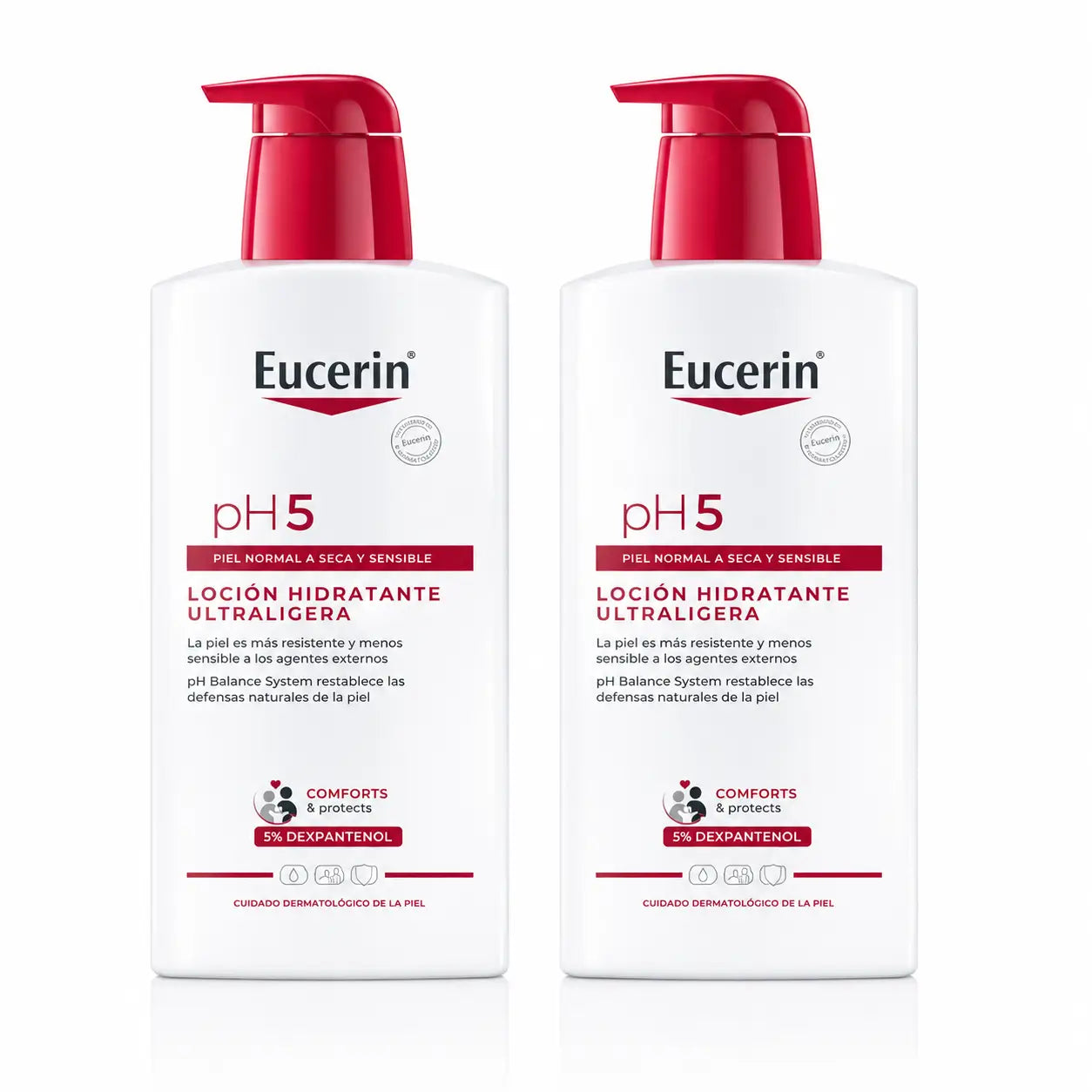 Eucerin Ph5 Loção Ultraleve, 1000ml, embalagem 2
