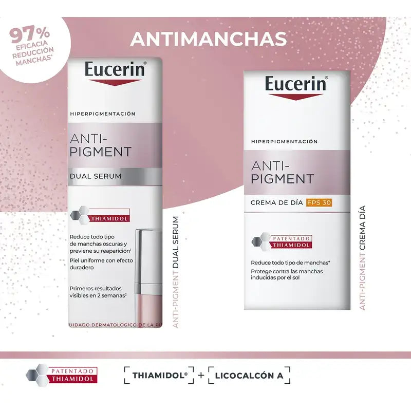 Eucerin Pack Sérum Duplo Anti-Pigmentação 30Ml + Creme de Dia Fps 30 50Ml