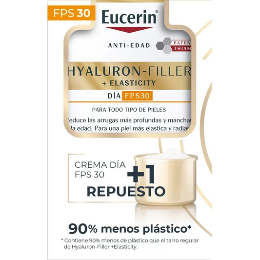 Eucerin Anti-Envelhecimento Elasticidade Dia Pack Fps 30, 50 Ml+ Recarga, 50 Ml