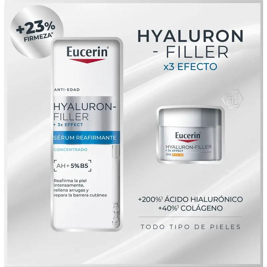 Eucerin Anti-Ageing Pack - Sérum Refirmante 3D, 30 Ml + Mini Size Day Fps 30 20 Ml