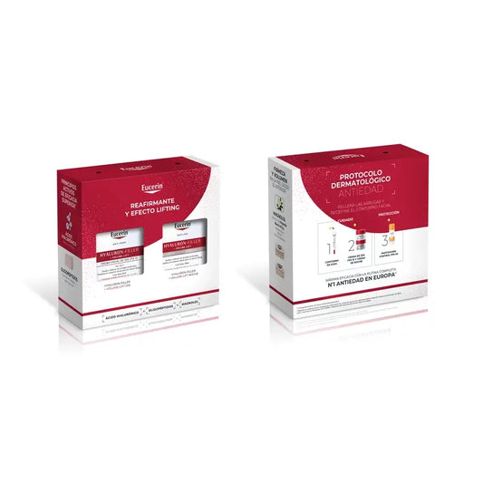 Eucerin Pack Anti-Idade Hyaluron-Filler + Volume-Lift Creme de Dia Fps 15 50Ml + Creme de Noite 50Ml
