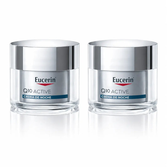 Eucerin Q10 Creme de Noite Ativo, 50ml, embalagem de 2