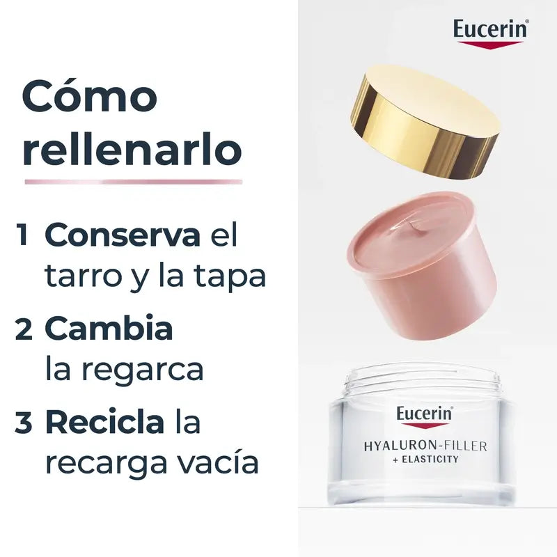 Eucerin Recarga Creme de Dia Rosé Hyaluron Filler Elasticity , 50 ml