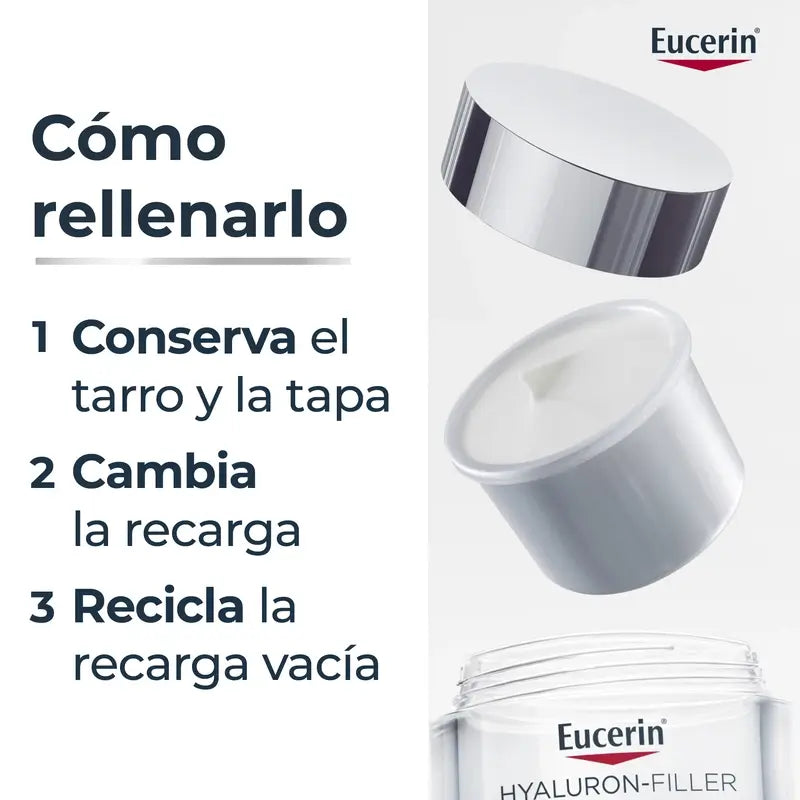 Eucerin Recarga Creme de Dia Spf30 Hyaluron Filler, 50 ml