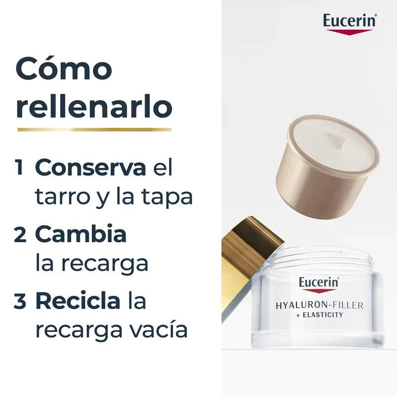 Eucerin Recarga Hyaluron Filler Elasticity Creme de Noite, 50 ml