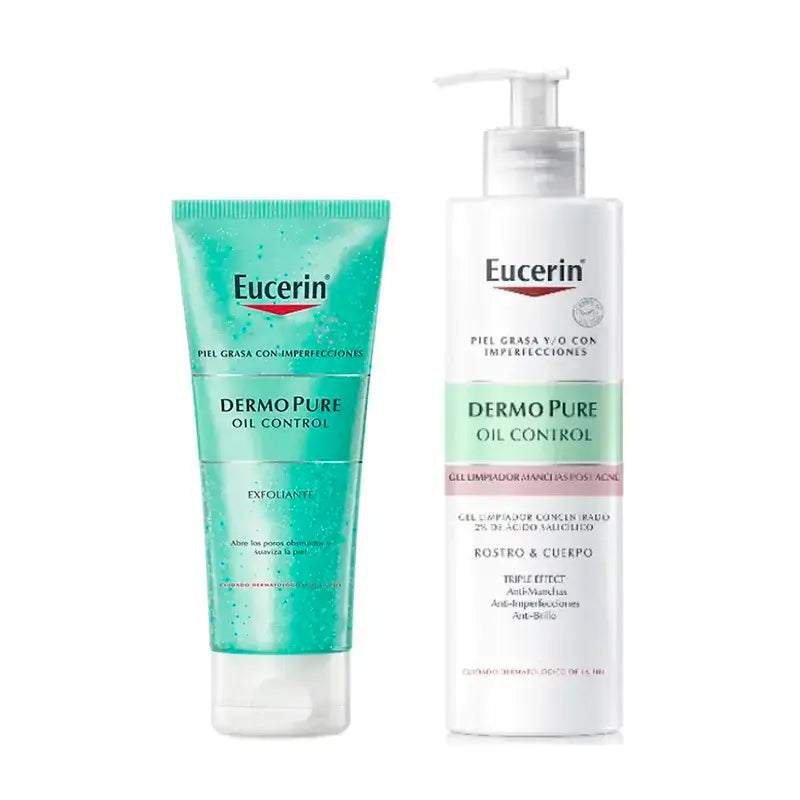 Eucerin Rotina de limpeza da pele oleosa
