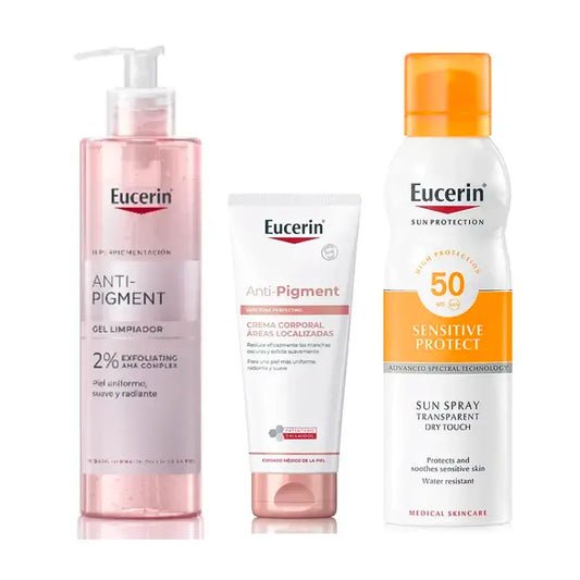 Rotina Eucerin para as Manchas Corporais