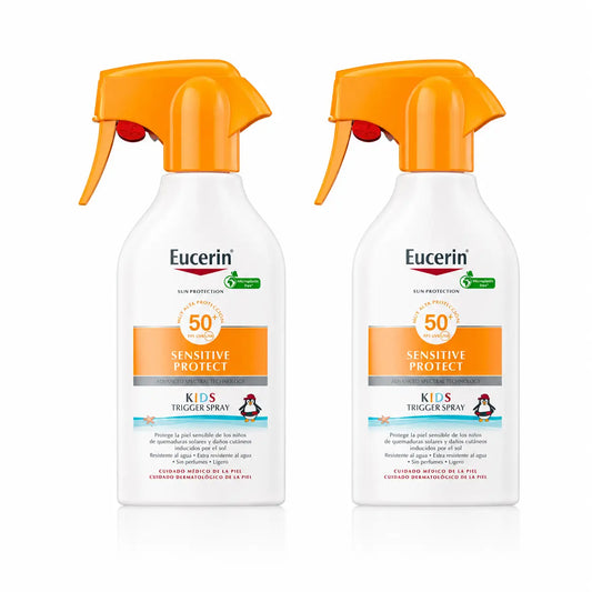 Eucerin Solar Sensitive Protect Kids Spray Fps 50+ 250Ml, embalagem de 2