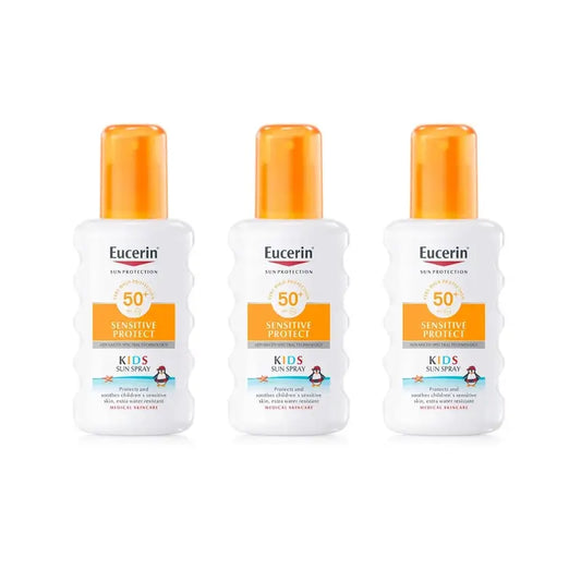 Eucerin Solar Sensitive Protect Kids Kids Spray Solar Spf50+, 3X200 Ml