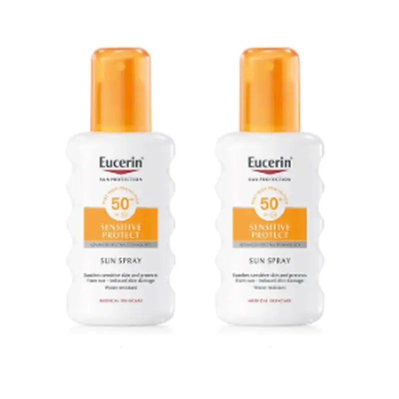 Eucerin Solar Sensitive Protect Spray Solar SPF50, 2x200 ml