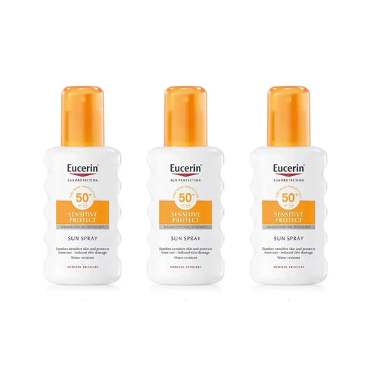 Eucerin Solar Sensitive Protect Spray Solar Spf50, 3X200 Ml