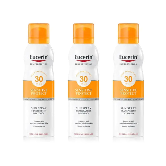 Eucerin Eucerin Clear Sun Spray Toque Seco Spf30, 3X200 Ml