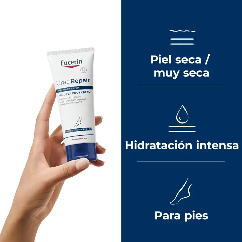 EUCERIN UREIA-REPARAÇÃO MAIS CREME DE PÉ 10% 100 ML