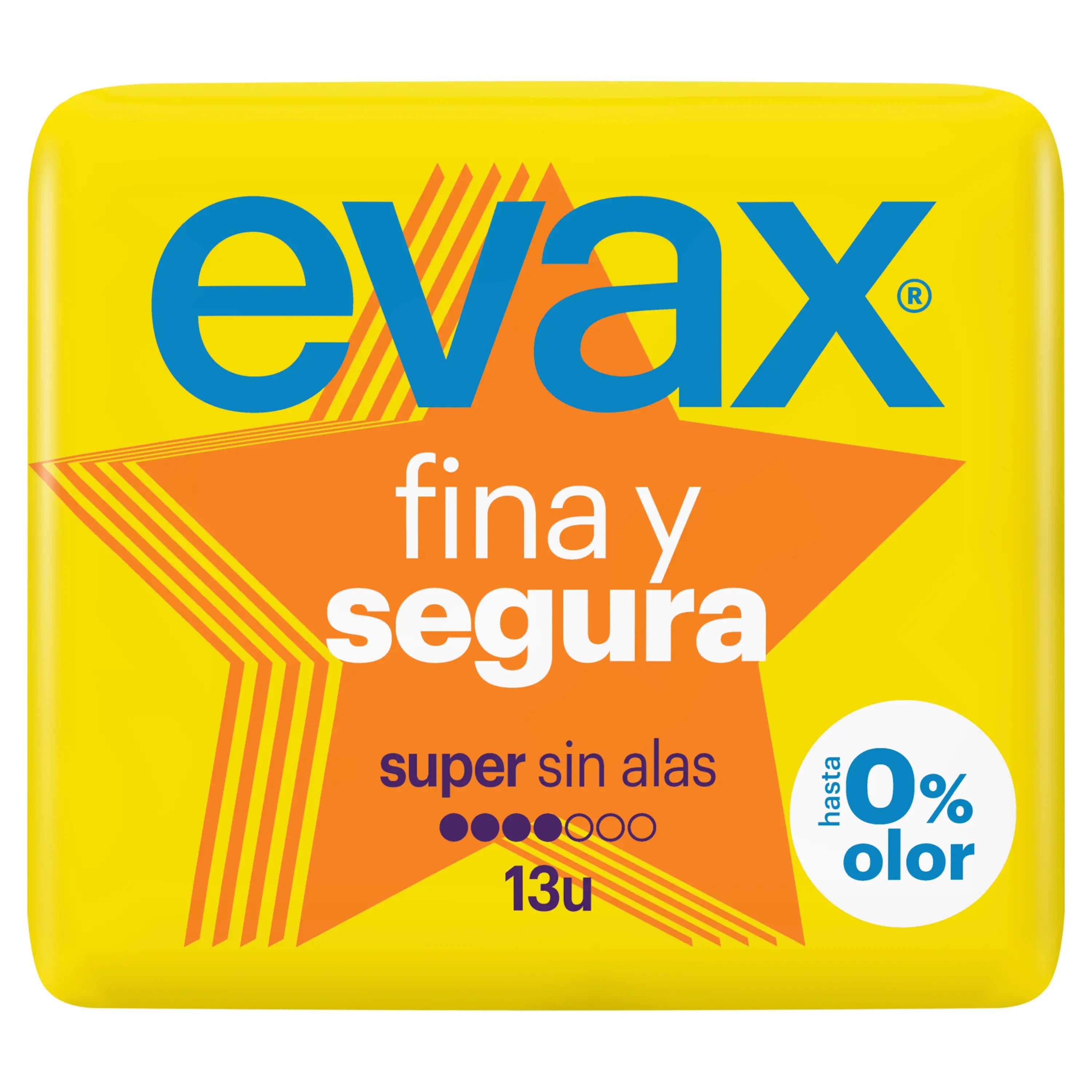 Evax Fina Y Segura Compresas Super/Maxi , 13 peças